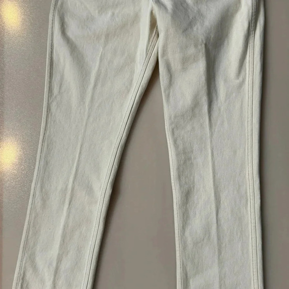 NWOT FRAME Woman LE ITALIEN True Straight In Blanc Jeans Size 29 $239 - Picture 2 of 8